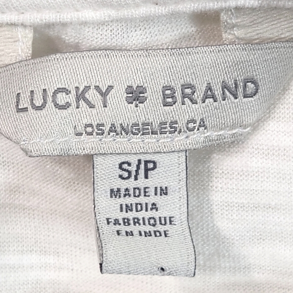 LUCKY BRAND Adorable Embroidered Flowy Top - Picture 10 of 10